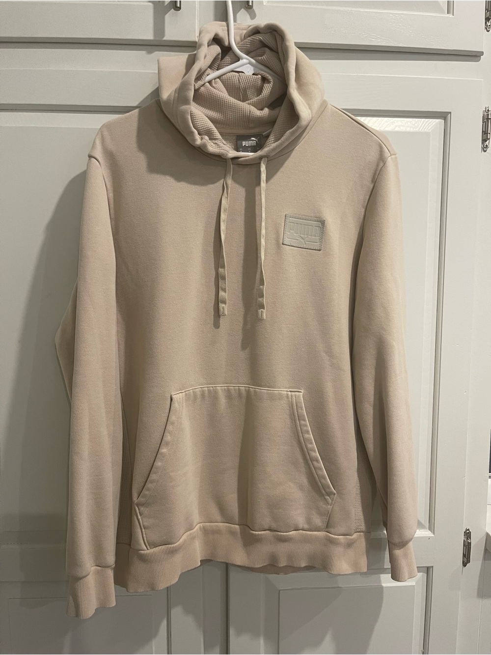 Puma Men's Beige Pullover Hoodie